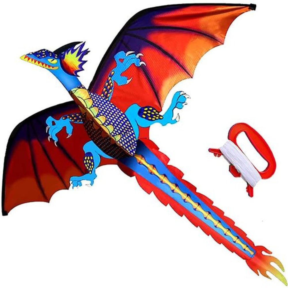 Upgrade Classical Dragon Kite Stereoscopic Dragon Kites for Kids & Adults